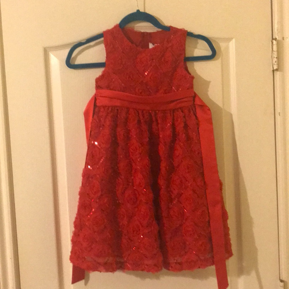 Beautiful red girls dress